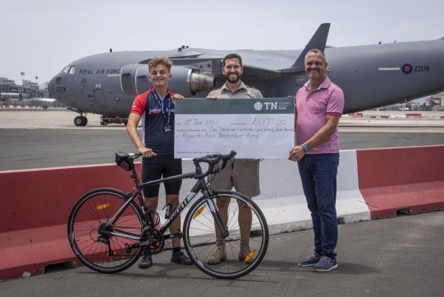 100-mile cycle around the Rock raises over £1,000